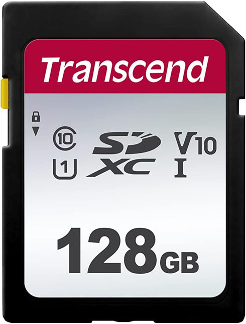 Transcend 128GB SDXC/SDHC 300S Memory Card TS128GSDC300S...