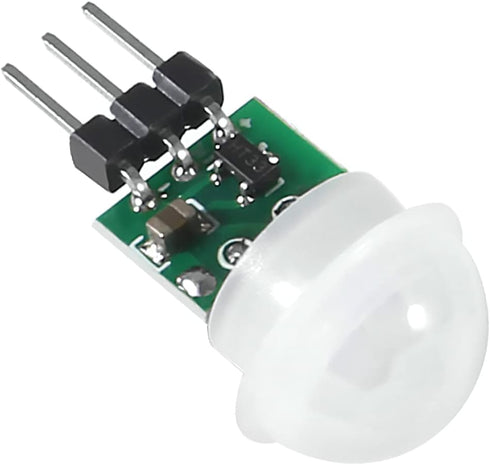 6PCS AM312 Mini Human Sensor Module, HC-SR312 Pyroelectric Infrared PIR Motion Automatic Detector DC 2.7 to 12V with 10pin Wire for Arduino...