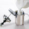 Foam Maker, Stainless Steel Manual Milk Frother, Manual Operated Milk Foam Maker, with Double froth screen, for Cappuccino Coffee Latte Hot Chocol...