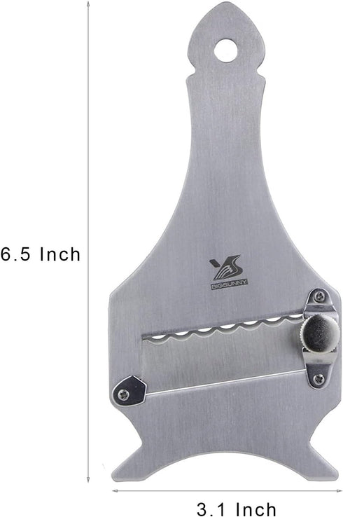 MSY BIGSUNNY 6.5" Truffle Slicer Stainless Steel Chocolate Truffle Shaver With Adjustable Blade Cutter Cheese Scraper Garlic Vegetable Peeler...