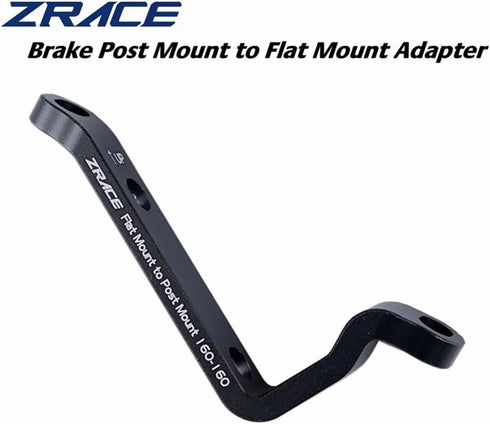 ZRACE Post/is Mount to Flat Mount Brake Adapter 140mm/160mm...