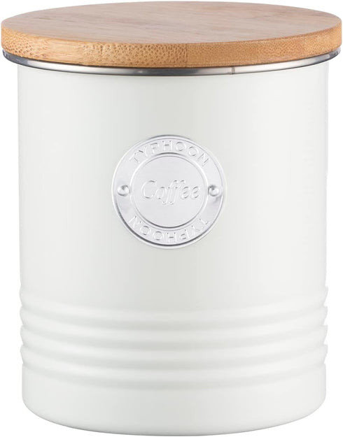 Typhoon Living Collection | 1-Quart Coffee Canister - Cream...