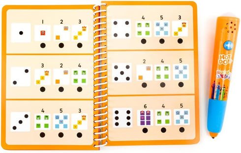 Educational Insights Hot Dots Numberblocks Workbook Numbers 1-10 with Interactive Pen, 75+ Activities, Gift for Kids Ages 4+...