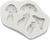 White Mushroom Silicone Mold Chocolate Candy Clay Mold For Diy Dessert Crystal Ice Mold Handmade Cupcake Decor Baking Tool Mushroom Silicone Mold,...