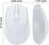 Bluetooth Mouse,Rechargeable Wireless Mouse for Laptop/iPad/MacBook Pro/Air, Silent Mouse Portable Slim for Surface Pro/PC/Lenovo/Samsung Tablet (...