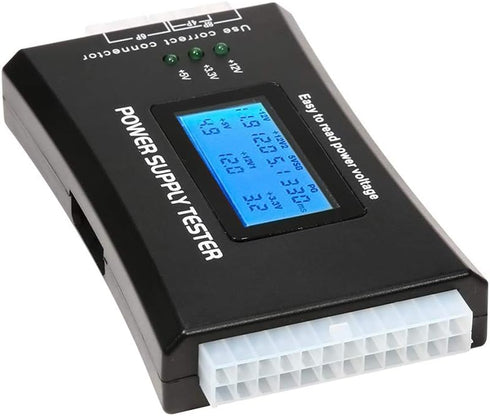 Power Supply Tester PC Computer LCD 20/24 Pin 4 PSU ATX BTX ITX SATA HDD Digital...