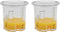 HIC Kitchen E-Z 4-Step Multi Measure Bar Cocktail Jigger, 0.5-Ounce to 2-Ounces, Set of 2...