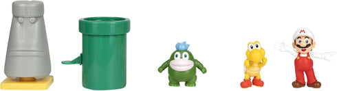 Super Mario Action Figure Playset 2.5-Inch Desert Diorama Set...