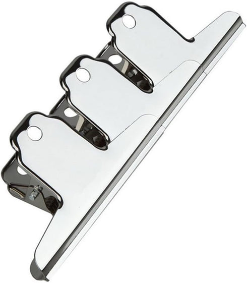 Daycount® Pack of 3 Bulldog Clips 3 Inch, Stainless Steel Large Metal Hinge Clips, Money File Binder Clips for Pictures, Photos, Home Office Suppl...