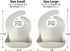 Waterproof Silicone Baby Bib Light Weight Comfortable Easy Wipe Clean (Cherry Blossom, Large)...