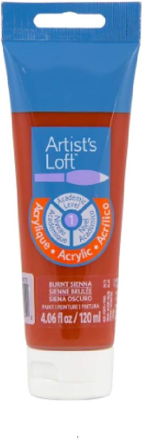 Artist's Loft Acrylic Paint, 4 oz (Burnt Sienna)...
