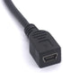 Mini USB Female to Micro USB Left Cable Cord - 90 Degree B Micro USB Male to Mini Female Connector Adapter for MP3 Camera (Left)...
