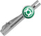 Green Lantern White Logo Round Tie Bar Clip Clasp Tack Silver Color Plated...
