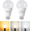 LED Light Bulb A19 3 Color Temperature 3000K-5000K-4000K,3CCT Color Changing Light Bulbs,Energy Saving 9W(60W Equivalent) LED Bulb,810LM,E26 Base ...