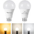 LED Light Bulb A19 3 Color Temperature 3000K-5000K-4000K,3CCT Color Changing Light Bulbs,Energy Saving 9W(60W Equivalent) LED Bulb,810LM,E26 Base ...