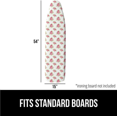 The Original GORILLA GRIP Ironing Board Cover and Pad, Silicone Coating, Thick Scorch Resistant Padding, Heavy Duty Iron Covers Standard Boards, H...
