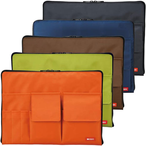 LIHIT LAB Laptop Sleeve with Storage Pockets (Bag-in-Bag), 10 x 13.8 Inches, Indigo (A7554-11N)...