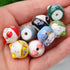 16Pcs Mix Ceramic Lucky Cat Colorful Porcelain Beads for Jewelry Making DIY Necklace Bracelet Charms Handmade Craft Supplies...