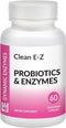 Clean E-Z Candida - Microflora Gut Balance, Candida Cleanse, Digestion of Yeast Cell Walls, Probiotics & Digestive Enzymes, Gut Flora Health | 60 ...