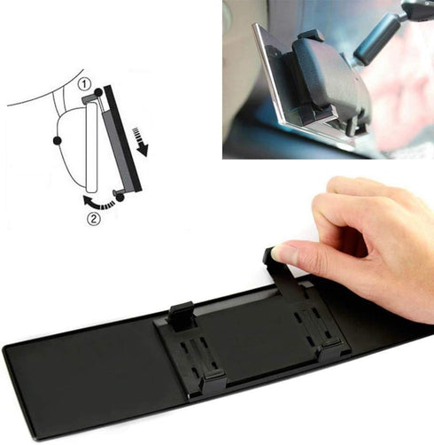 iJDMTOY Universal Fit JDM 300mm 12-Inch Wide Curve Clip On Rearview Mirror Compatible With Car SUV Van Truck, etc...