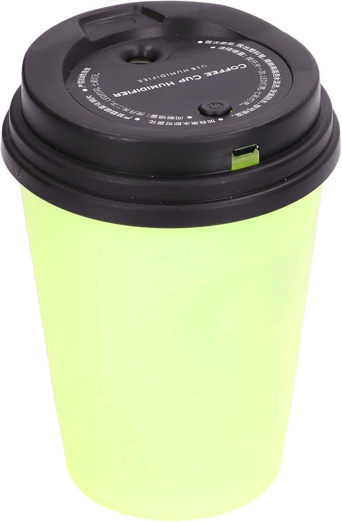Humidifiers for Bedroom, 300ml Cool Mist Humidifiers, USB Mini Cute Coffee Cup Humidifier, Car Humidifier, Desk Humidifier, Small Humidifier, Low ...