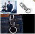 2PCS Stainless Steel Key Chain with Leather Heavy Duty Home Office Car Keychain with Key Ring Key Holder for Men and Women-Brown & Black...