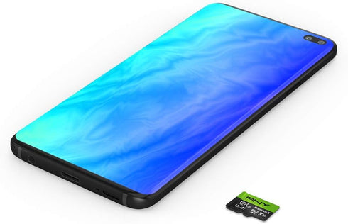 PNY 128GB Premier-X Class 10 U3 V30 microSDXC Flash Memory Card - 100MB/s, A1, 4K UHD, Full HD, UHS-I, micro SD, Black...