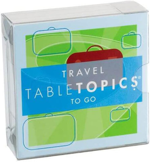 TableTopics - to GO Travel - 40 Fun Question Cards for Road Trips, Vacations, and Family Nights - Conversation Starter Game for All Ages, Start Ne...