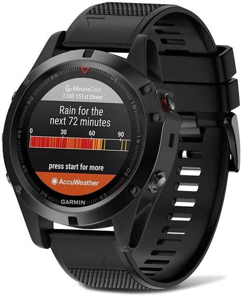 NotoCity Compatible with Forerunner 935 Watch Band sport silicone watch strap Replacement for Fenix 5/Fenix 5 Plus/Fenix 6/Fenix/Forerunner 935/Fo...