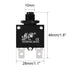 uxcell 2Pcs Thermal Overload Protector AC 125/250V 7A Push Button Reset Circuit Breaker...