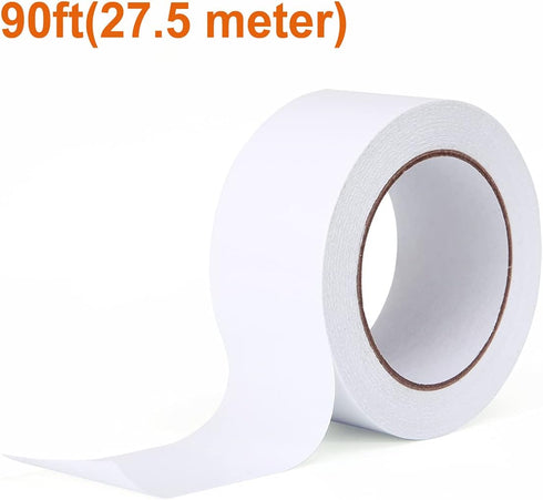 Clear Double Sided Tape Sticky Tape, 2 Inch by 30 Yards (1 Roll), High Duty Adhesion Permanent Double-Sided Adhesive Tape for DIY Arts, Crafts, Ph...