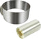 Cake Ring Mold Set, Stainless Steel Pastry Ring 6-12 Inch Adjustable Mousse Cake Mould with 4-Inch Cake Collar for Baking, Cake Decorating...