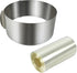 Cake Ring Mold Set, Stainless Steel Pastry Ring 6-12 Inch Adjustable Mousse Cake Mould with 4-Inch Cake Collar for Baking, Cake Decorating...