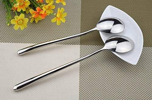 Stainless Steel Soup Spoons Long Handled Spoons Silver Pack of 5...
