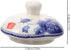 Alipis Chinese Tea Mug Lid Replacement Ceramic Blue and White Teapot Lid Tea Kettle Teapot Top Cover for Hotel Restaurant Kitchen Teaware...