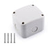 Nineleaf Outdoor Electrical Box,Small Electrical Junction Box 3 1/4"X2 3/4"X2 1/4"(86X74X62Mm) Ip66,White,Surface Mount Junction Box with Cover,Wa...
