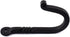 Renovators Supply Bathroom Hooks 3.5 in. Black Wrought Iron Wall Mount Hooks for Hanging Robe, Towel, Hat, Or Jewellery with Mounting Hardware Pac...