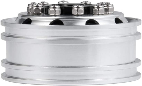 2pcs Metal Front Wheel Hubs Rims for 1/14 Tamiya Tractor Climbing Trailer RC Car Upgrade Parts...