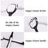 Tongue Cleaner, Tongue Brush, Tongue Scraper for Oral Hygiene, Clean Tongue, Reduce Bad Breath and Make Our Breath Fresher Black,Gray Pack of 4 (B...