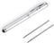 Metal Multi-Function Pen, Touch Screen Stylus, Flashlight with White Light, Infrared, Creative Christmas and Birthday Gifts (1 Silver)...