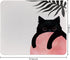 Black Cat MousePads for Desk Home Office?Personalized Mid Century Modern Minimalist Cat Mousepad for Home Office Gaming Working Computers Laptop?9...