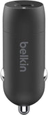 Belkin USB-C Car Charger 18W W/ 4Ft USB-C to Lightning Cable (iPhone Fast Charger for iPhone 11, Pro, Max, XS, Max, XR, X, 8, Plus, iPhone SE 2020...