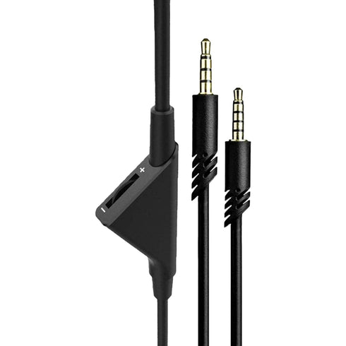 Replacement for Astro A10 Cord, 2.0 M Audio Gaming Volume Control Headset Cable Braided Wire Also Works with A40/A40TR for Smartphone Tablets MP3 ...