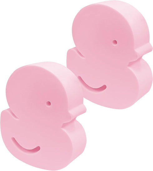 Soft Duck Shaped Bath Sponges, Reusable Shower Brush and Body Scrubber, Sponge Shower Scrubber for Women Adults (2Pcs, Pink)...