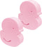 Soft Duck Shaped Bath Sponges, Reusable Shower Brush and Body Scrubber, Sponge Shower Scrubber for Women Adults (2Pcs, Pink)...