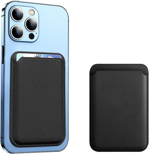 Magnetic Card Wallet Holder with MagSafe for iPhone 14 Pro Max/14 Plus/14 Pro/14, for iPhone 13 Pro Max/13 Pro/13/13 Mini, for iPhone 12/12 Pro/12...