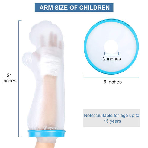Arm Cast Cover Child Bandage Protector for Shower, Kids Arm Cast Cover Keep Wound and Bandage Dry for Broken Arm Wrist Hand Left or Right...