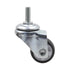 Luomorgo 8 Pcs 1" Caster Wheels Swivel Stem Casters for Small Tiny Shopping Cart Trolley Wheel, No Noise TPE M6 x 15mm Threaded Stem Caster, 141lb...