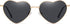 Polarized Heart Sunglasses for Women Fashion Metal Frame Cute Heart Shaped Sunglasses Vintage Fun Eyewear for Ladies...