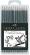 Faber-Castell 9000 Graphite Pencils Art Set In Slimflexi Case (8B-2H, 12pcs)...